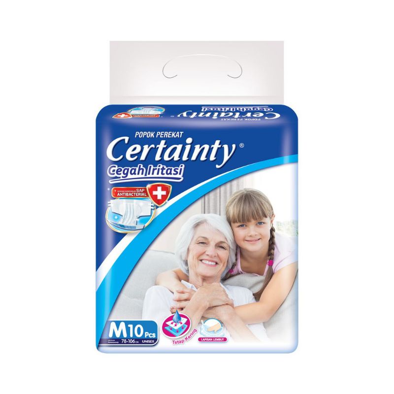 CERTAINTY ADULT DIAPERS M'10