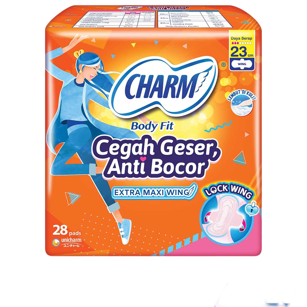CHARM BF EXTRA MAXI WING 23 CM 28'S