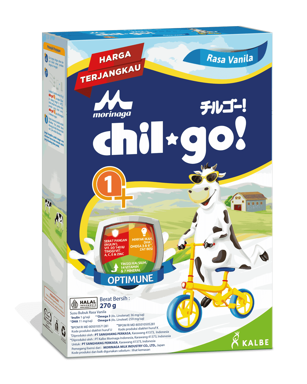 CHIL GO 1+ VANILLA 270 GR