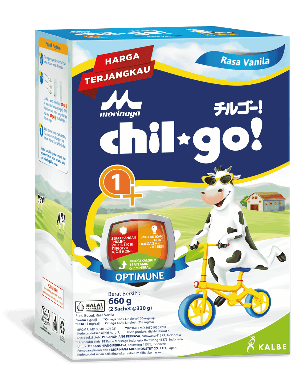 CHIL GO 1+ VANILLA 660 GR