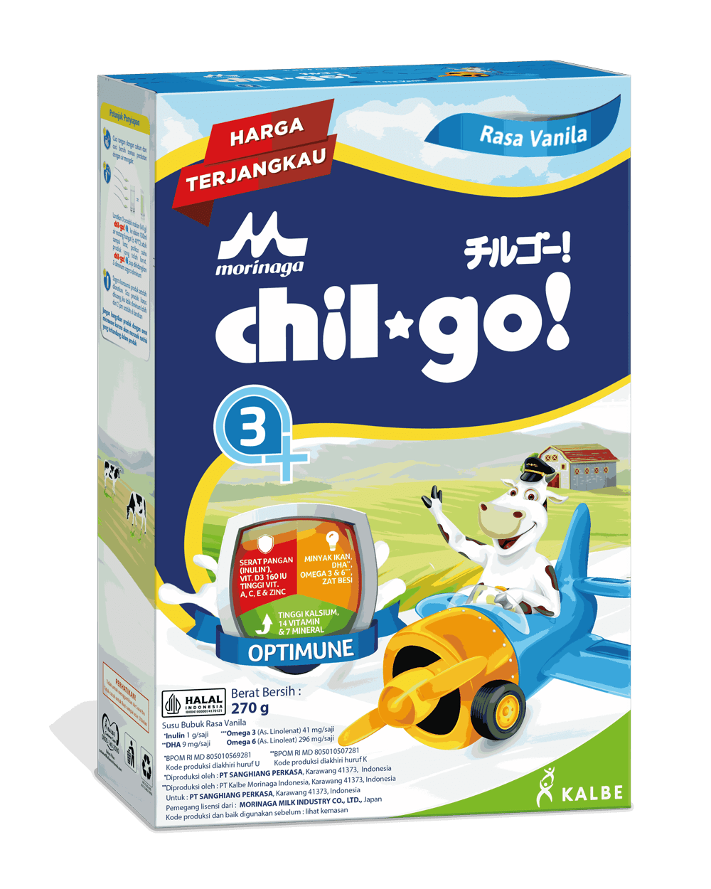 CHIL GO 3+ VANILLA 270 GR