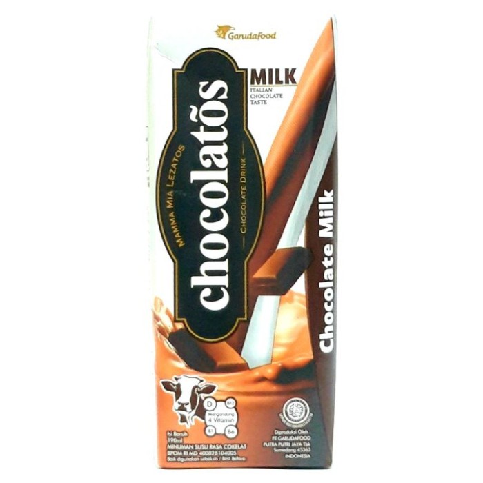 CHOCOLATOS MILK COKLAT SUSU 190 ML
