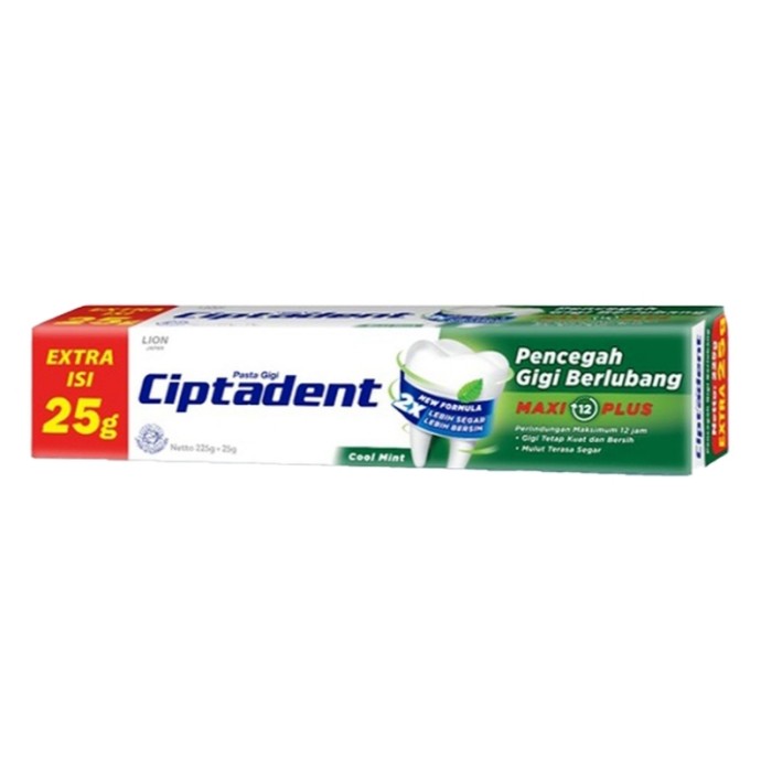 CIPTADENT PASTA GIGI COOLMINT 225+25 GR