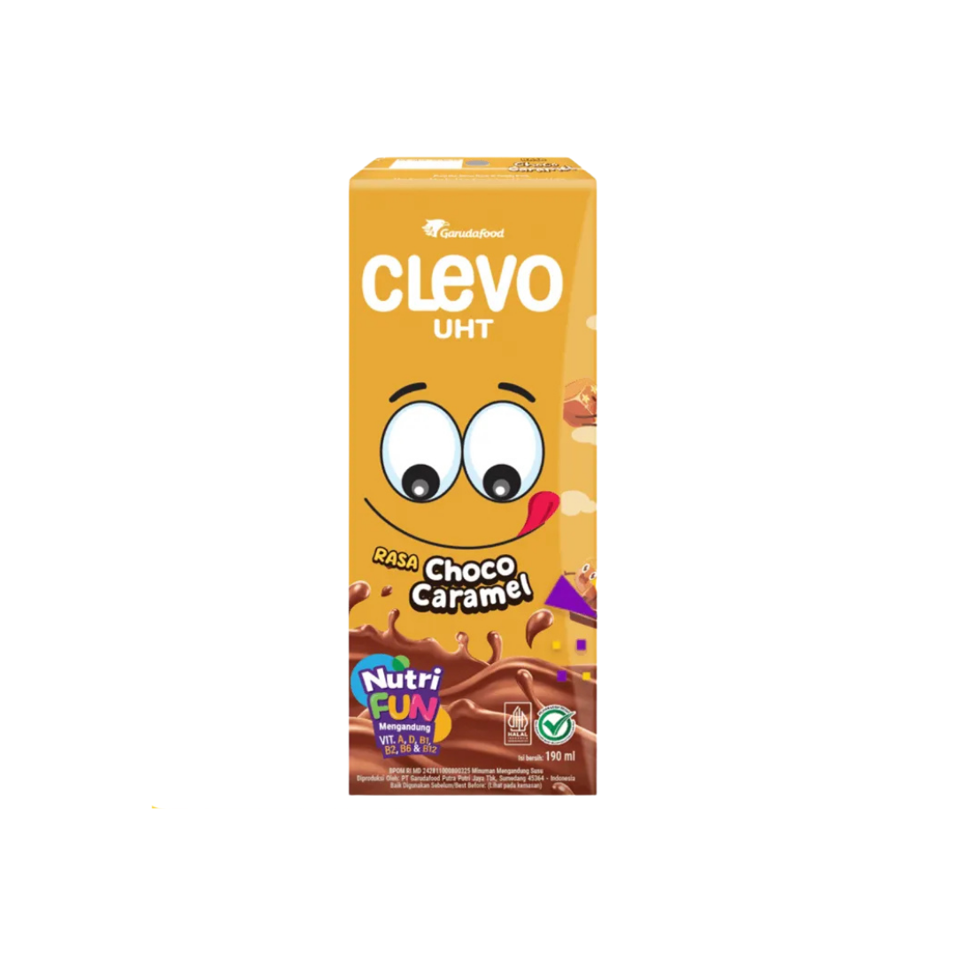 CLEVO MILK CHOCO CARAMEL 190ML