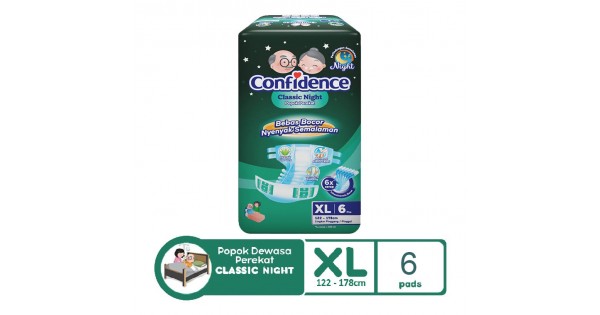 CONFIDENCE ADULT DIAPER CLASSIC NIGHT XL 6