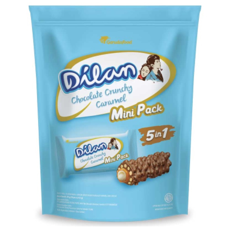 DILAN CRUNCHY CHOCO CARAMEL MINI PACK 95 GR