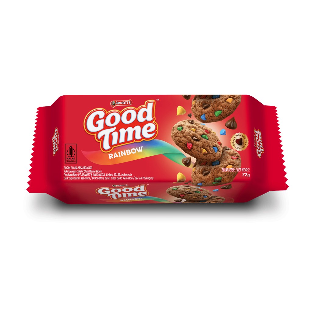GOOD TIME RAINBOW CHOCOCHIPS 72 GR
