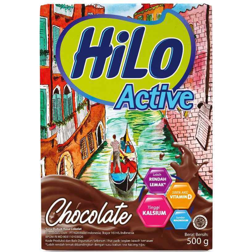 HILO ACTIVE CHOCOLATE 500GR