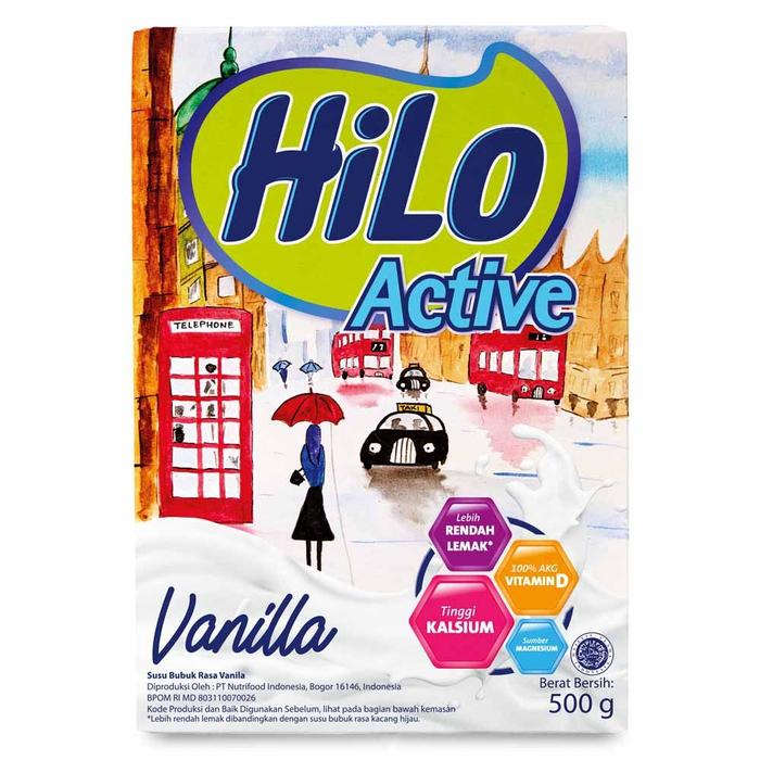 HILO ACTIVE VANILLA 500 GR