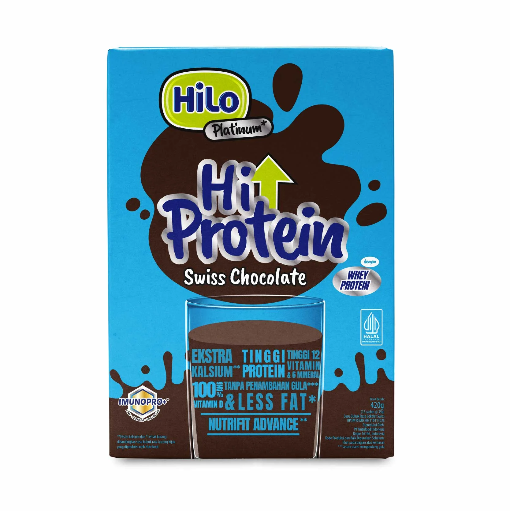 HILO PLATINUM SWISS CHOCO 420 GR
