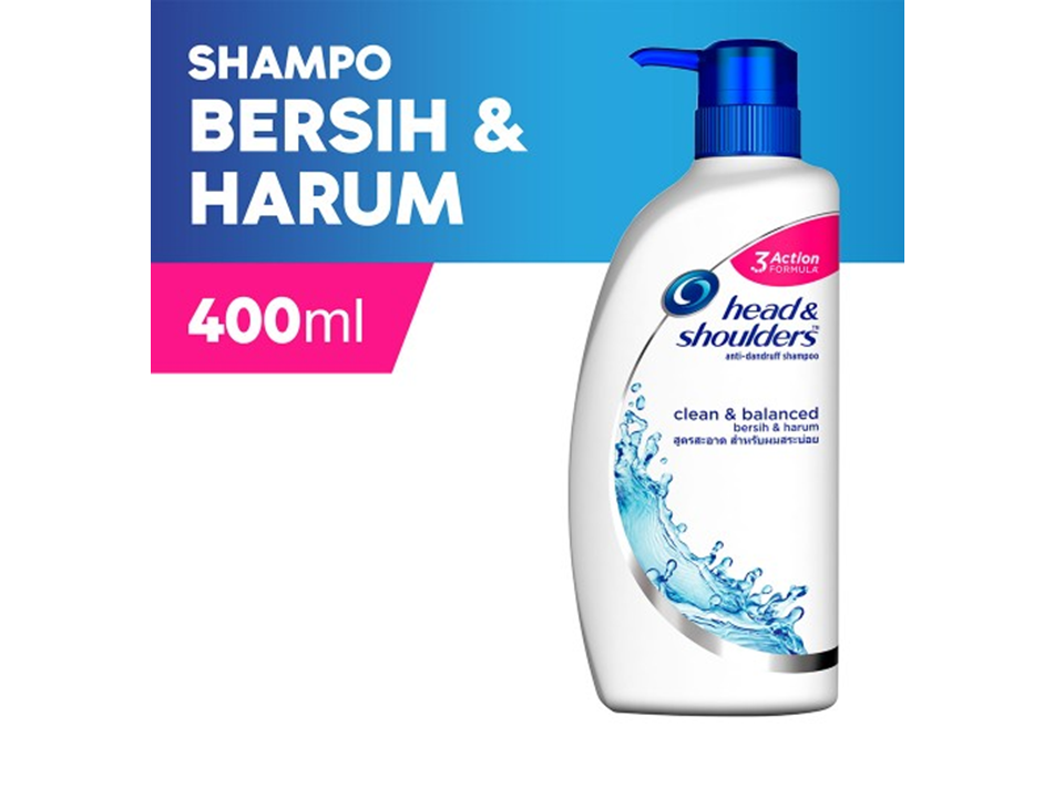 H&S SHP CLEAN & BALANCE 400 ML