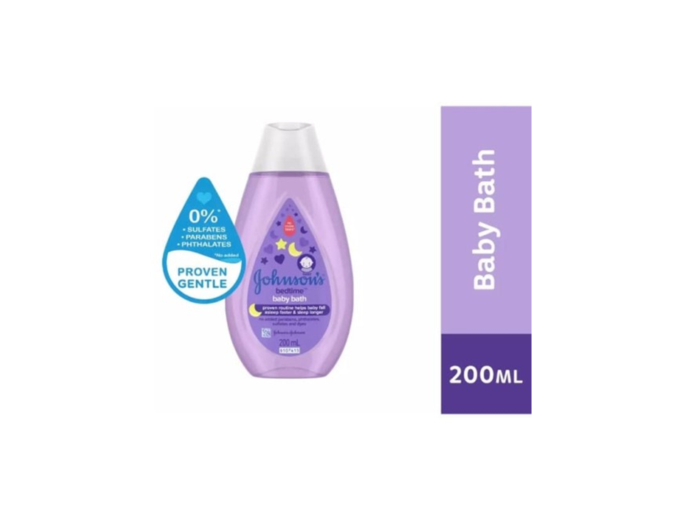 JOHNSONS BABY BEDTIME BATH BTL 200ML
