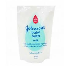 JOHNSONS BABY MILK BATH REFILL 400ML