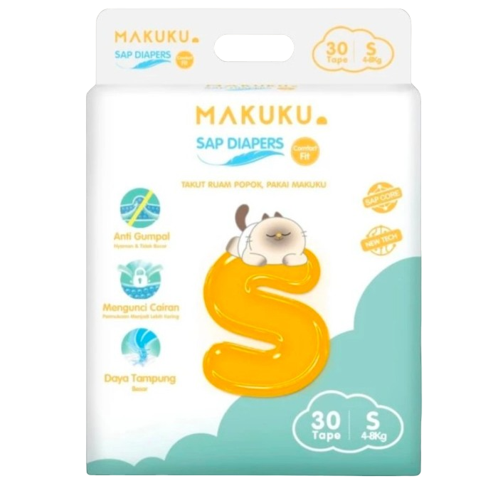 MAKUKU AIR DIAPERS COMFORT FIT TAPE S30