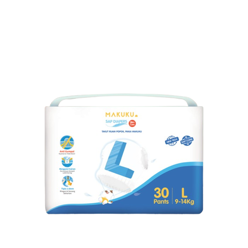 MAKUKU AIR DIAPERS SLIM CARE PANTS L30