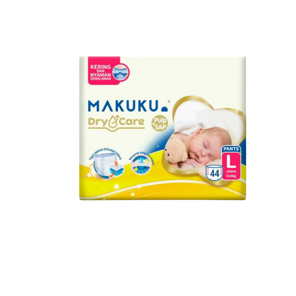 MAKUKU DIAPERS DRYCARE PANTS L44