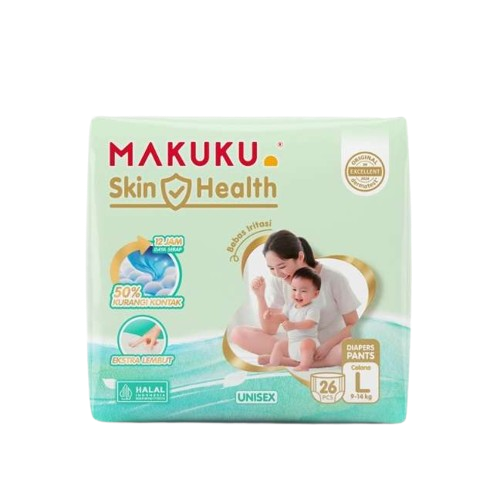 MAKUKU DIAPERS SKIN HEALTH PANTS L26
