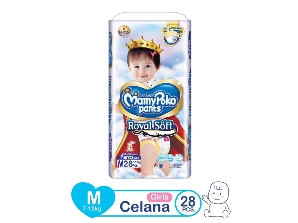 MAMY POKO PANTS ROYAL SOFT M 28 GIRL