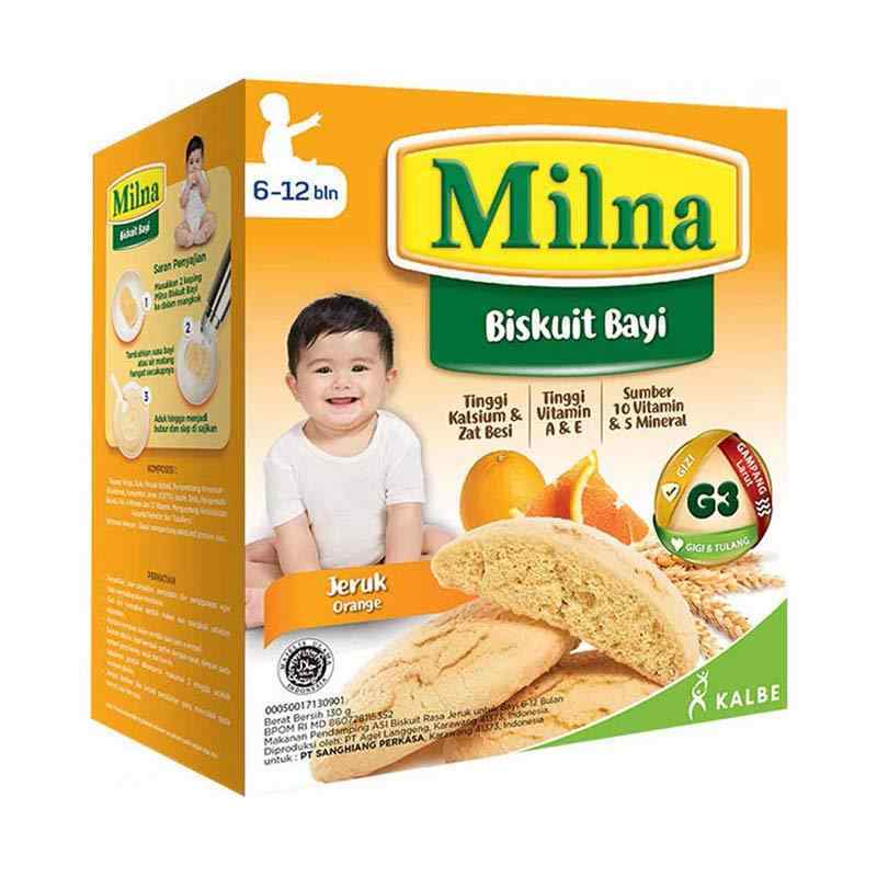 MILNA BISCUIT BAYI 6+ JERUK 110 GR