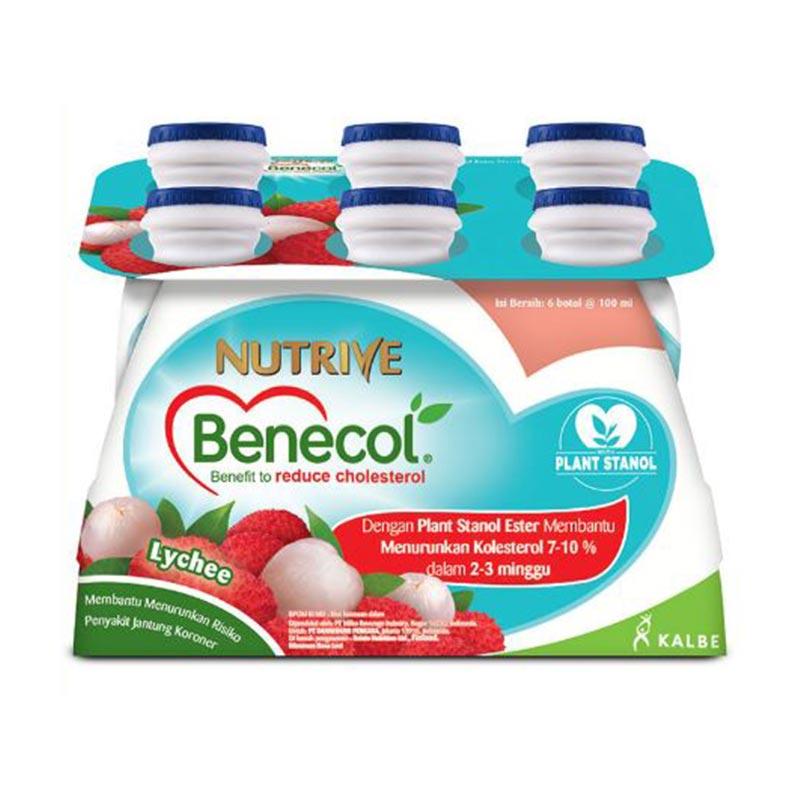 NUTRIVE BENECOL LYCHEE 6 X 100 ML