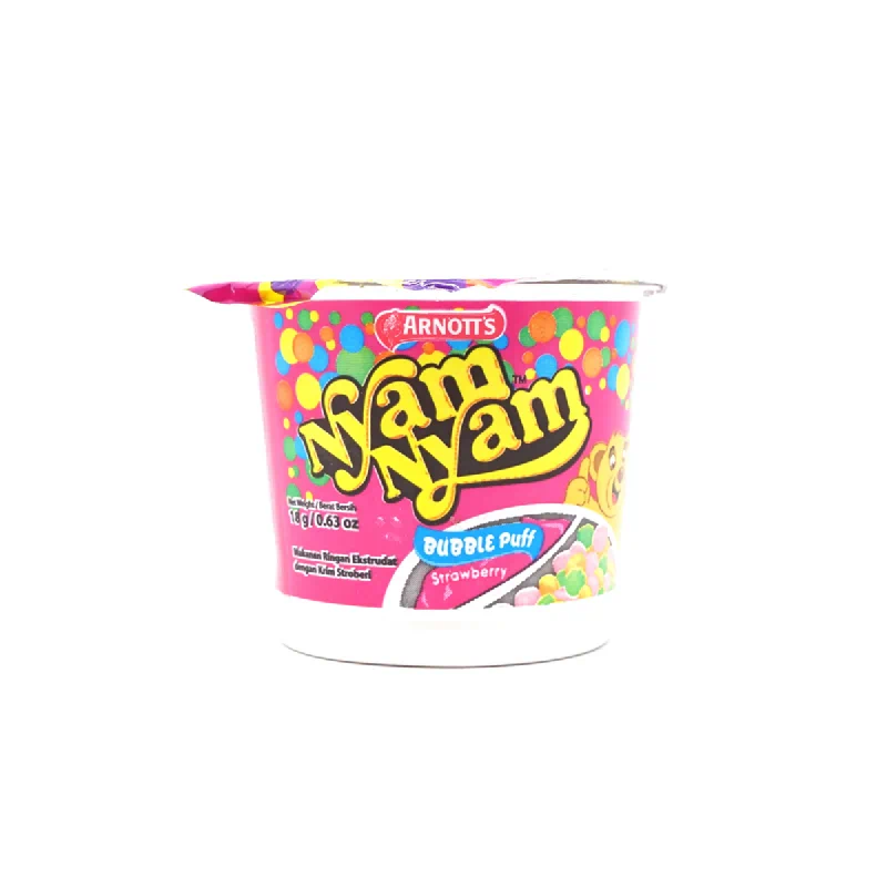 NYAM NYAM BUBBLE PUFF S.BERRY 18 GR