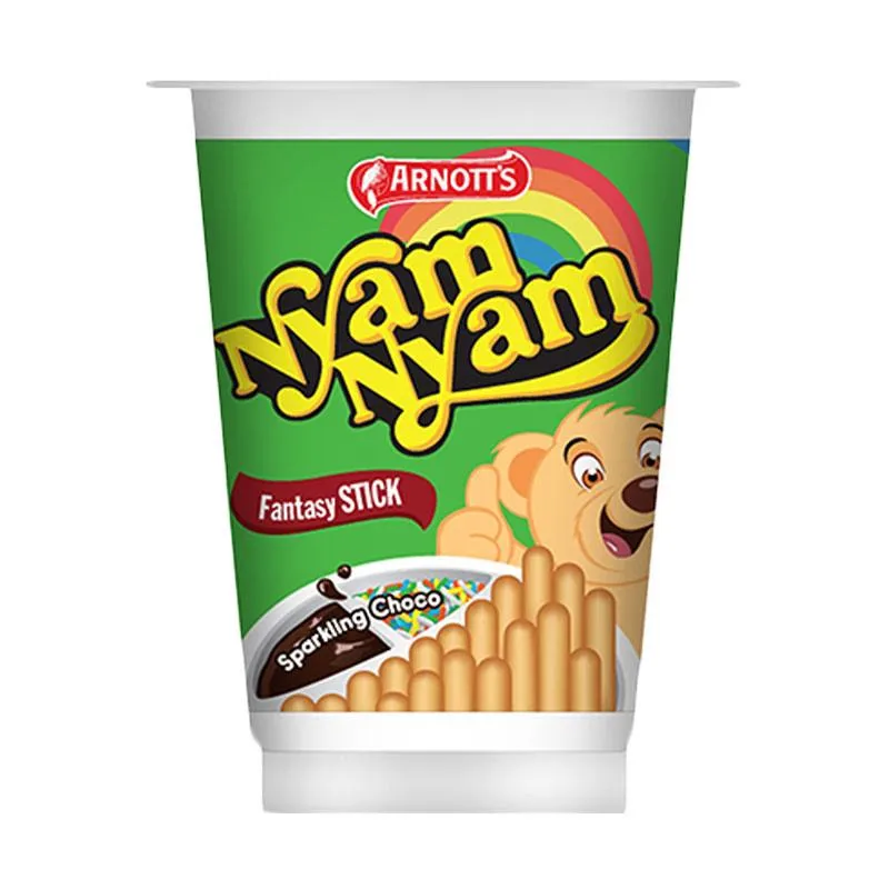 NYAM NYAM STIK CHOCO RAINBOW 22.5 GR