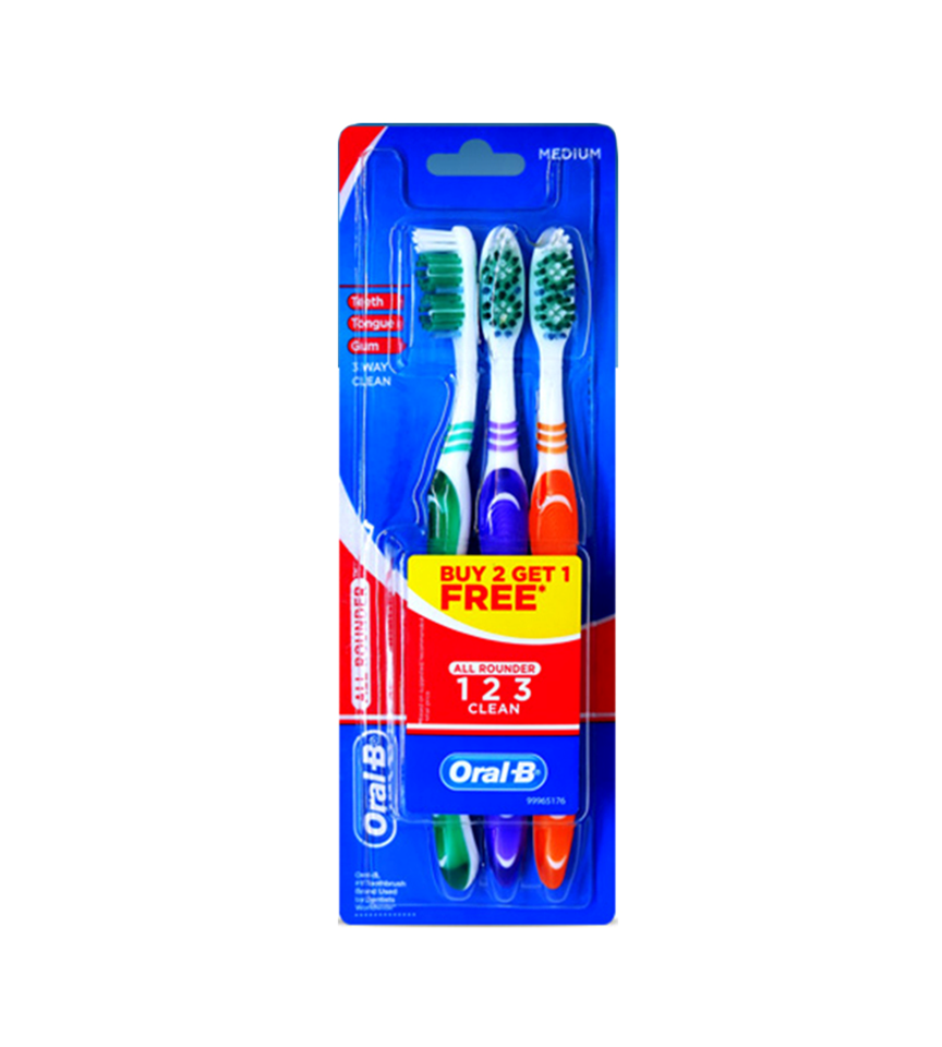 ORAL B ALL ROUNDER 123 CLEAN M40 3'S