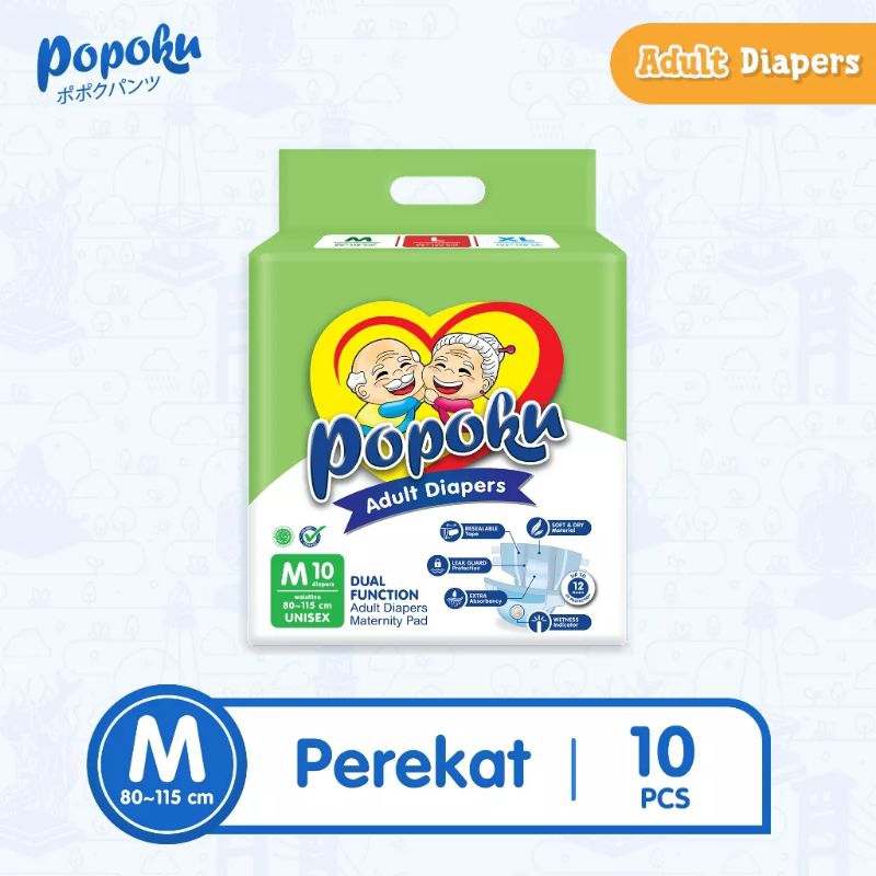 POPOKU ADULT DIAPERS M10
