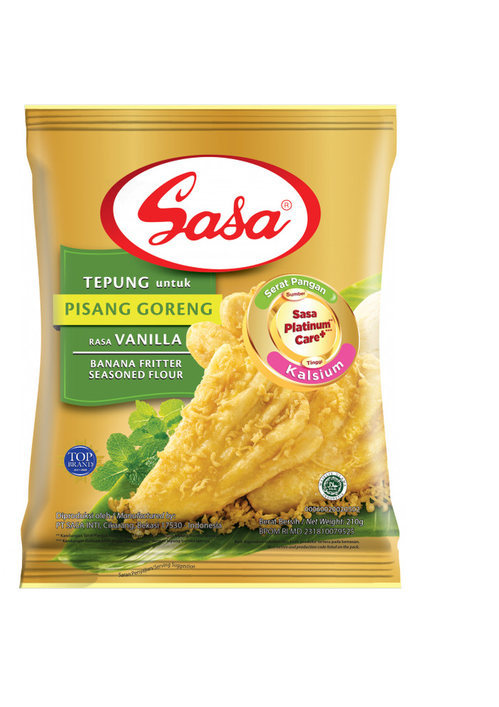 SASA TEPUNG GORENG PISANG VANILLA 210 GR