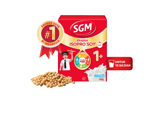 SGM EKSPLOR SOY 1+ VANILLA 400 GR