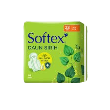 SOFTEX DAUN SIRIH WING 23CM 10'S