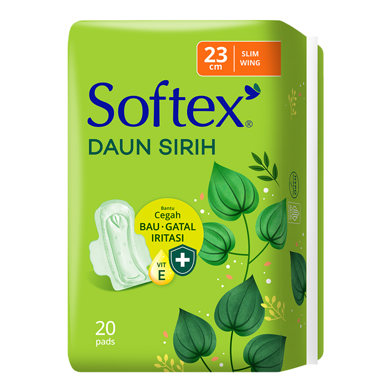 SOFTEX DAUN SIRIH WING 23CM 20'S
