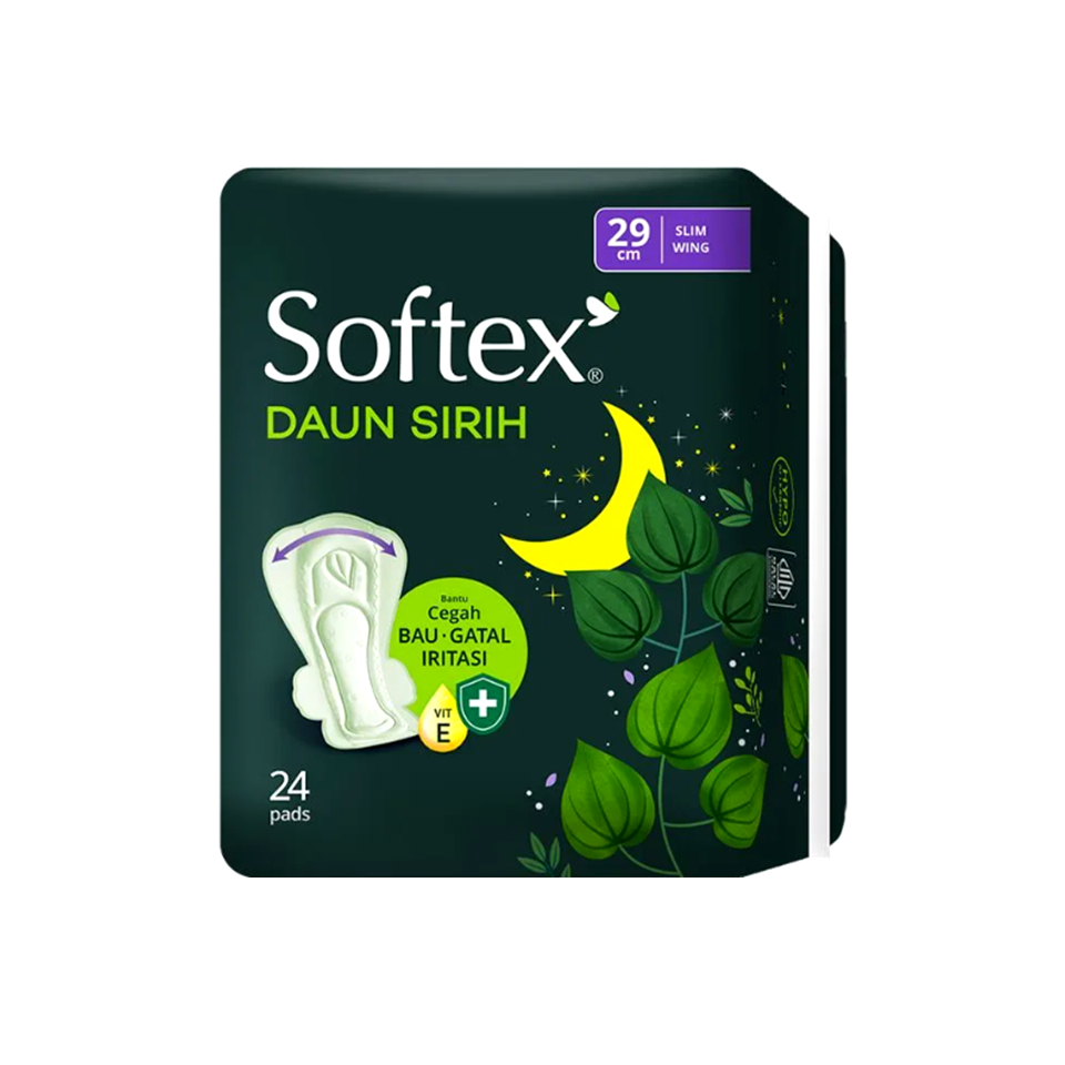 SOFTEX DAUN SIRIH WING 29CM 24'S