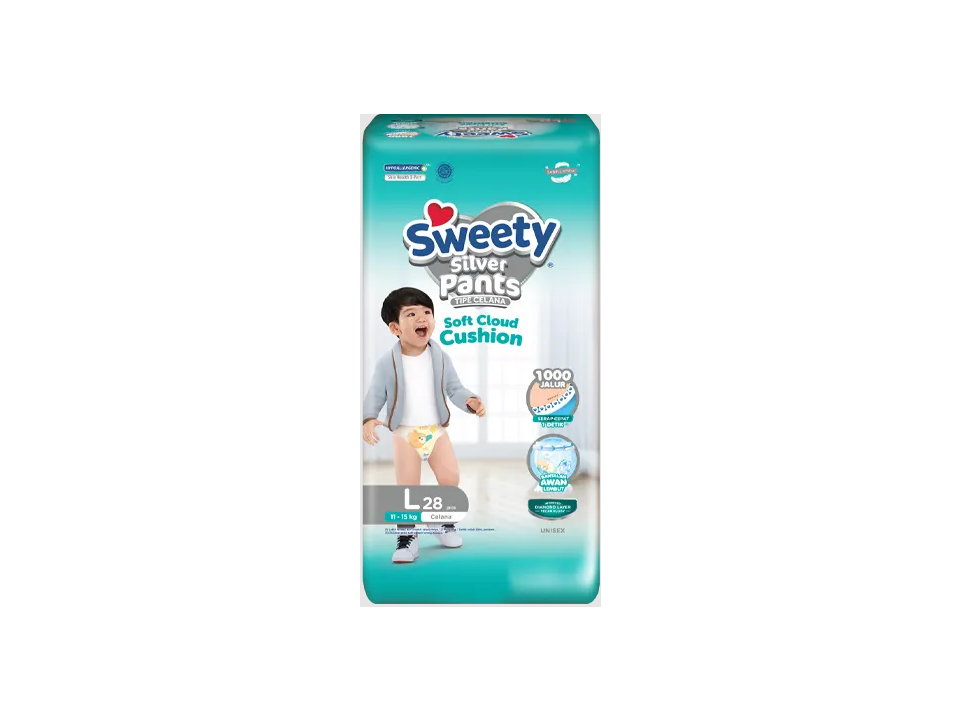 SWEETY SILVER PANTS L28'S