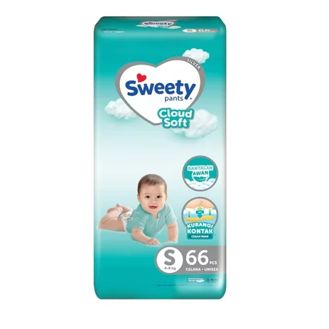SWEETY SILVER PANTS S 66