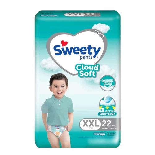 SWEETY SILVER PANTS  XXL 22