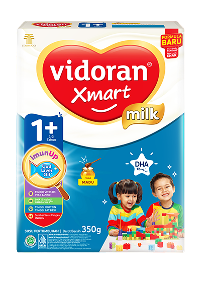 VIDORAN MILK XMART 1+ MADU 350GR