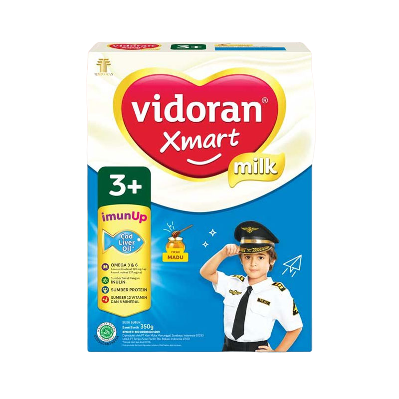 VIDORAN MILK XMART 3+ MADU 350GR