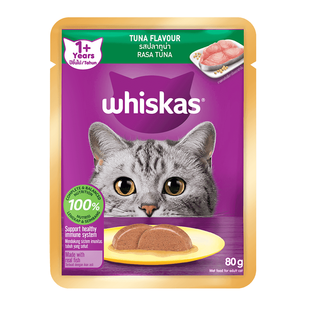 WHISKAS POUCH TUNA 80 GR